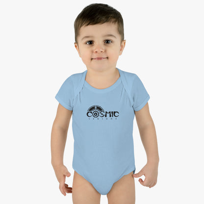 Cosmic Legions Logo | Black | Baby Bodysuit