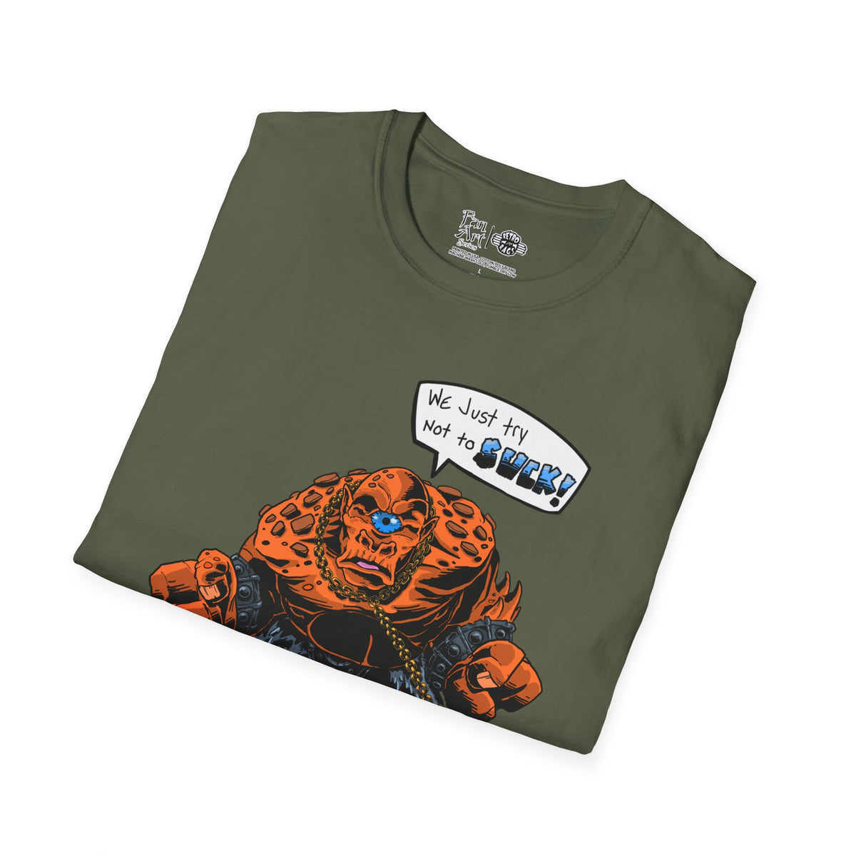 CB's Birthday Brontus | Mythic Legions | Fan Art | Soft T-Shirt