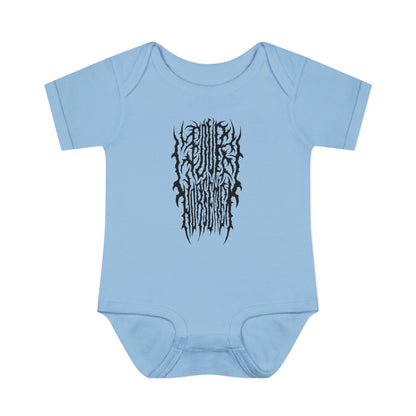 4H Metal Logo Black | Mythic Legions | Baby Bodysuit