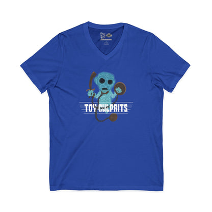 Toy Culprits Blue Ghost | Mythic Legions | Fan Art | V-Neck T-Shirt