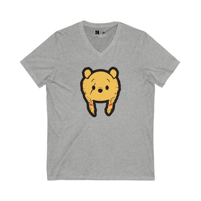 Noble Pooh | Fan Art | Mythic Legions | V-Neck T-Shirt