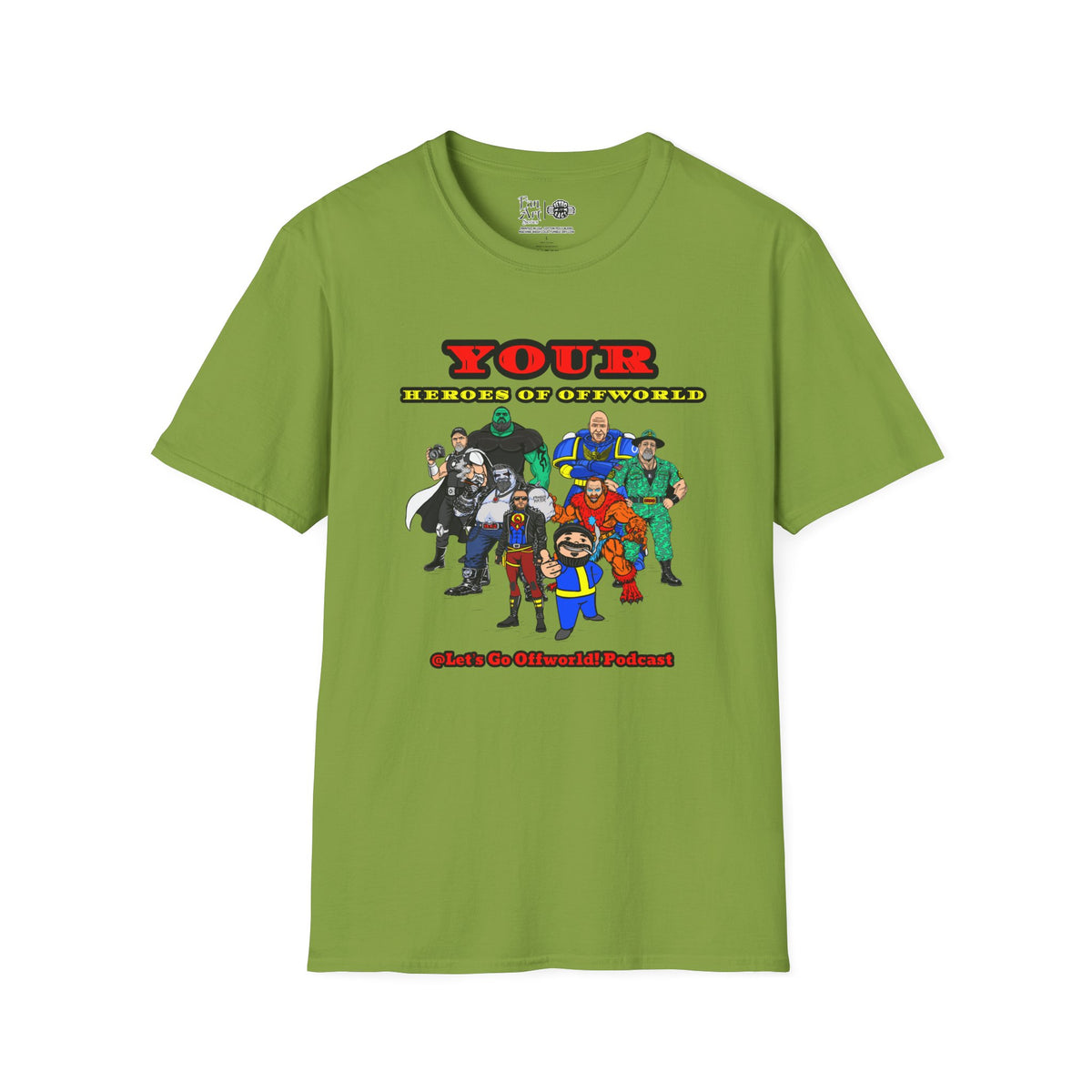 Heroes of Offworld | Mythic Legions | Fan Art | Soft T-Shirt