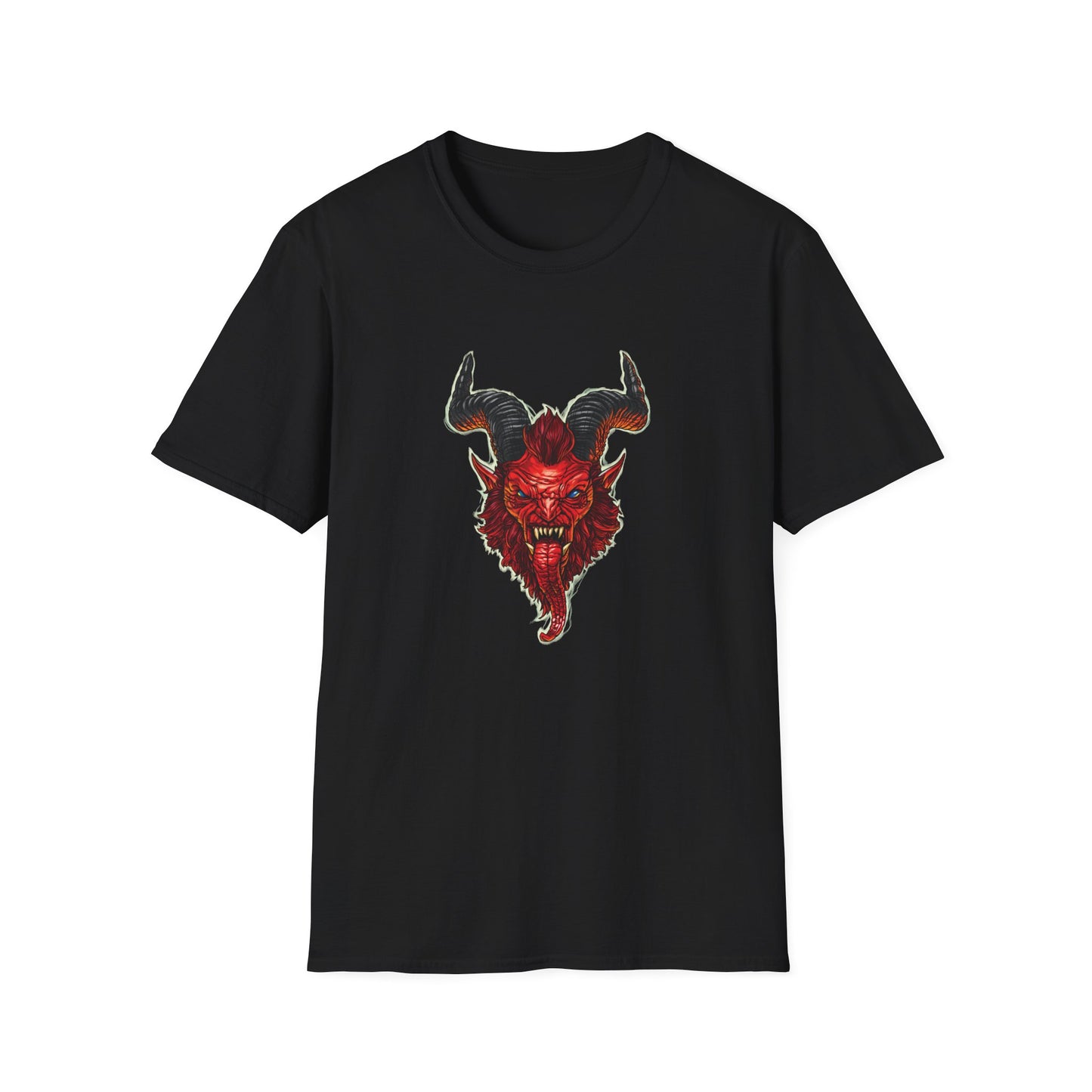 Krampus v2 Red | Figura Obscura | Soft T-Shirt