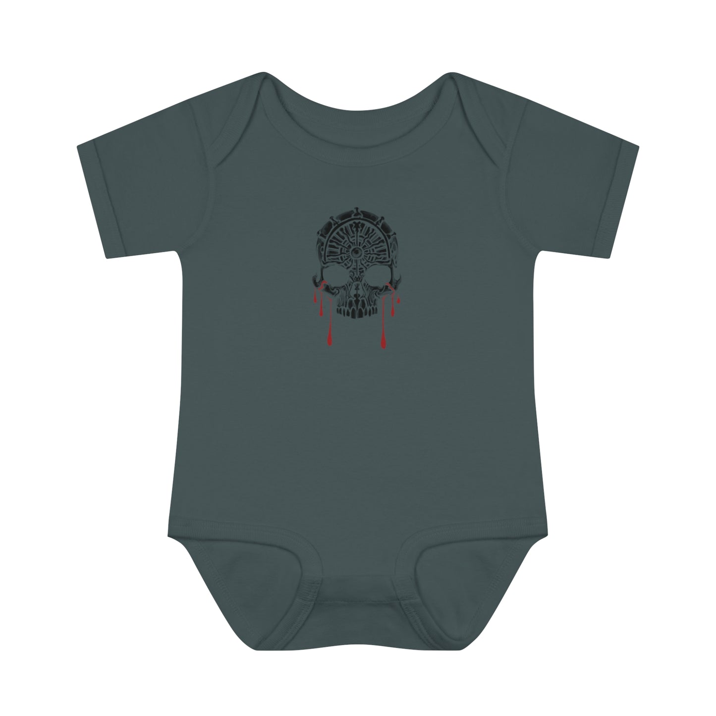 Masque of the Red Death, The | Black/Red | Figura Obscura | Baby Bodysuit