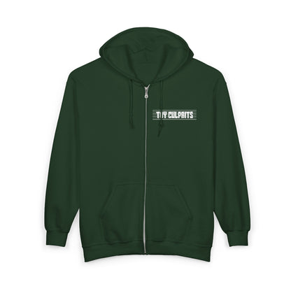 Toy Culprits White Logo | Mythic Legions | Fan Art | Full Zip Hoodie