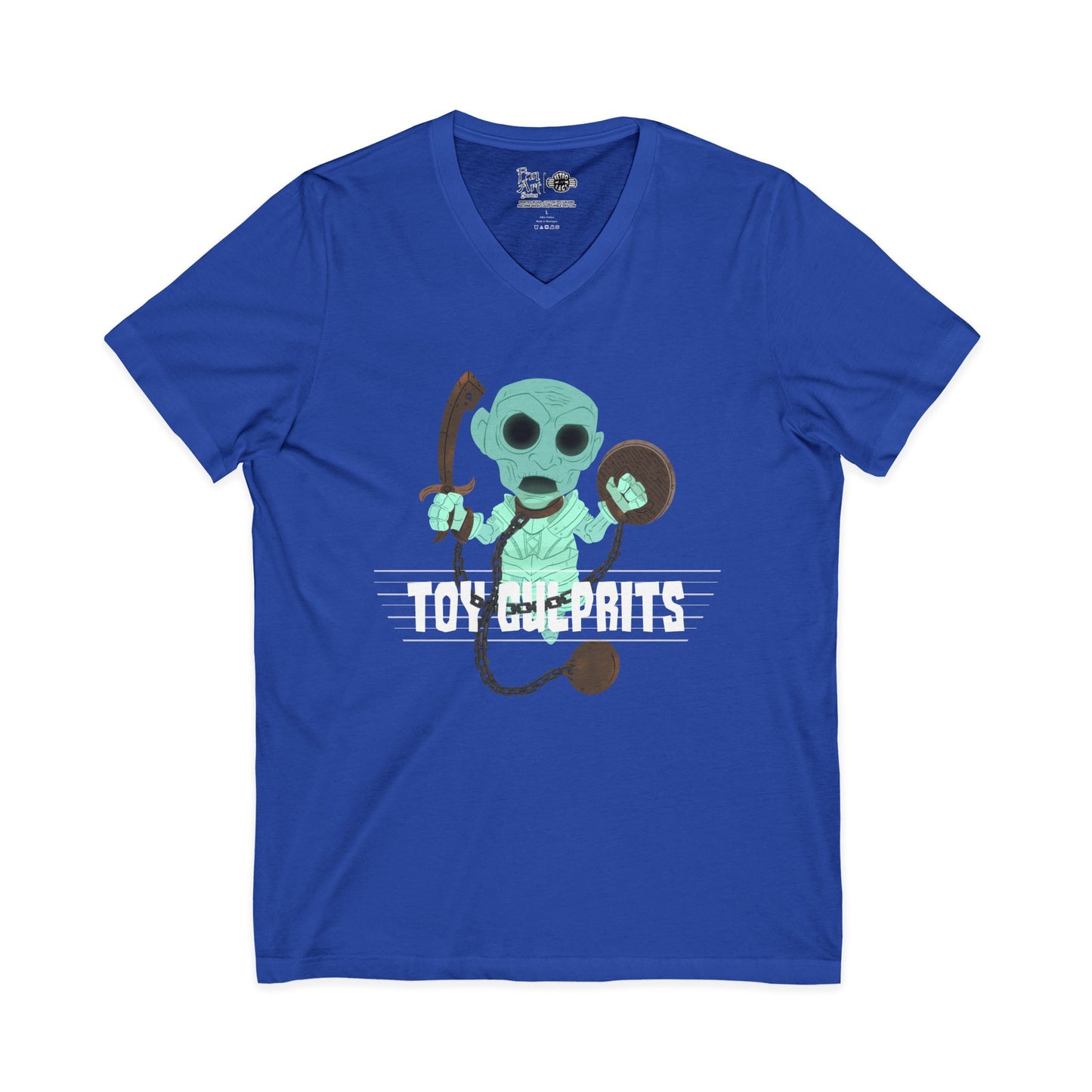 Toy Culprits Green Ghost | Mythic Legions | Fan Art | V-Neck T-Shirt