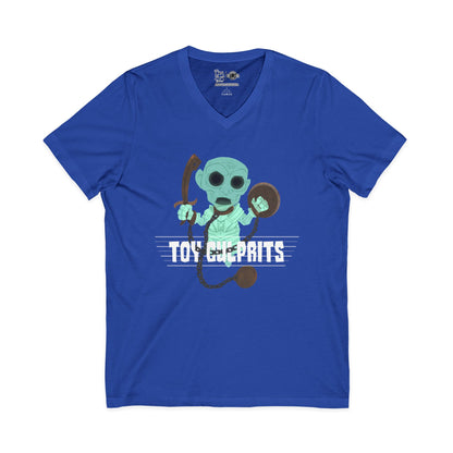 Toy Culprits Green Ghost | Mythic Legions | Fan Art | V-Neck T-Shirt