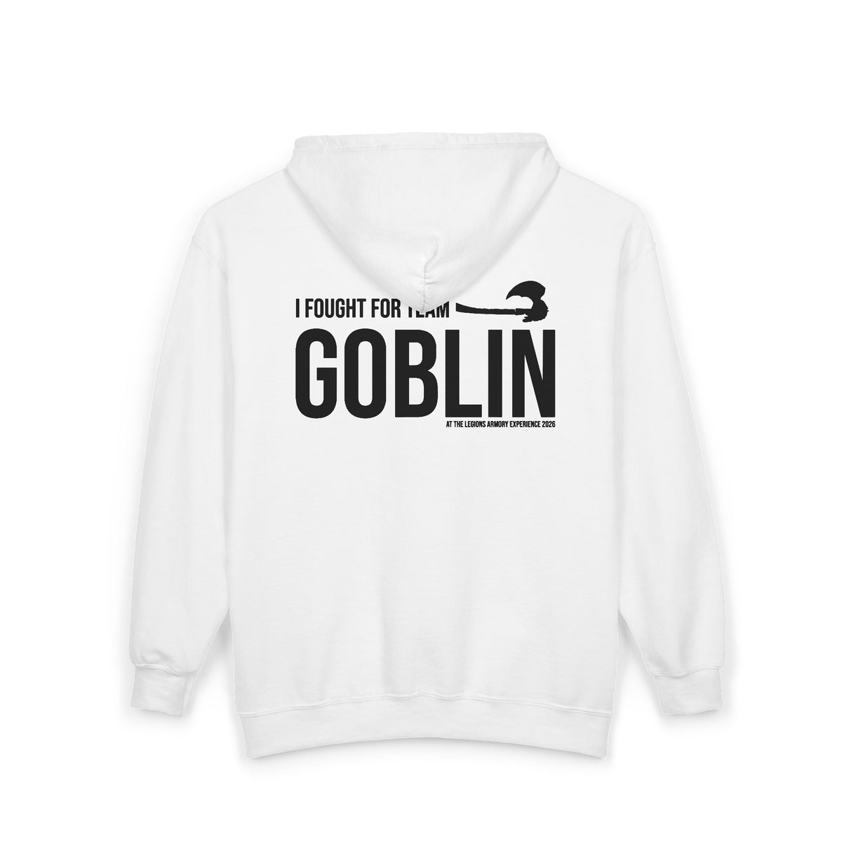 Team Goblin Legions Con 2026 (Black Logo) | Mythic Legions | Full Zip Hoodie