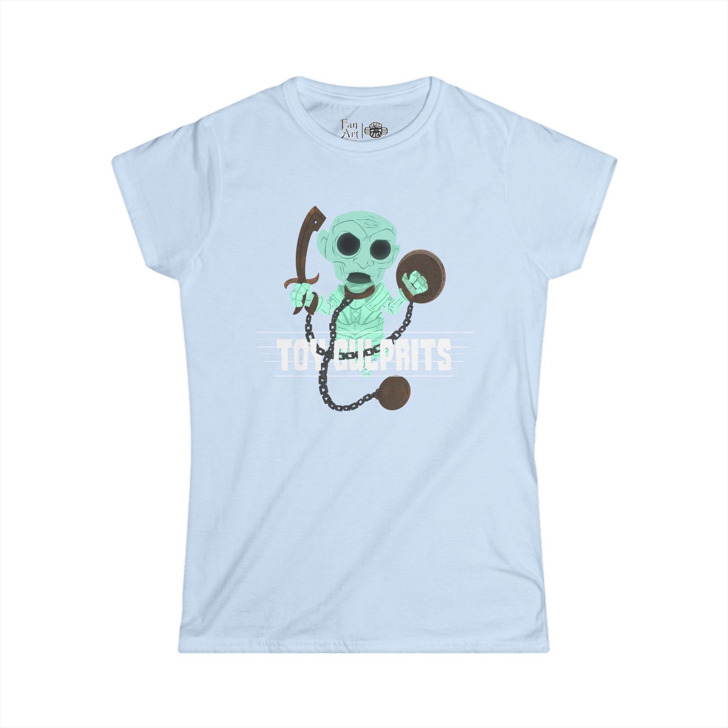 Toy Culprits Green Ghost | Mythic Legions | Fan Art | Women's T-Shirt
