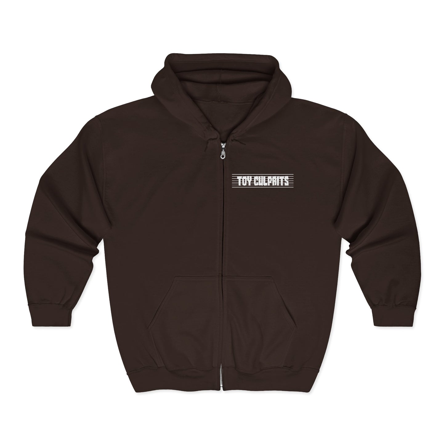 Toy Culprits White Logo | Mythic Legions | Fan Art | Full Zip Hoodie