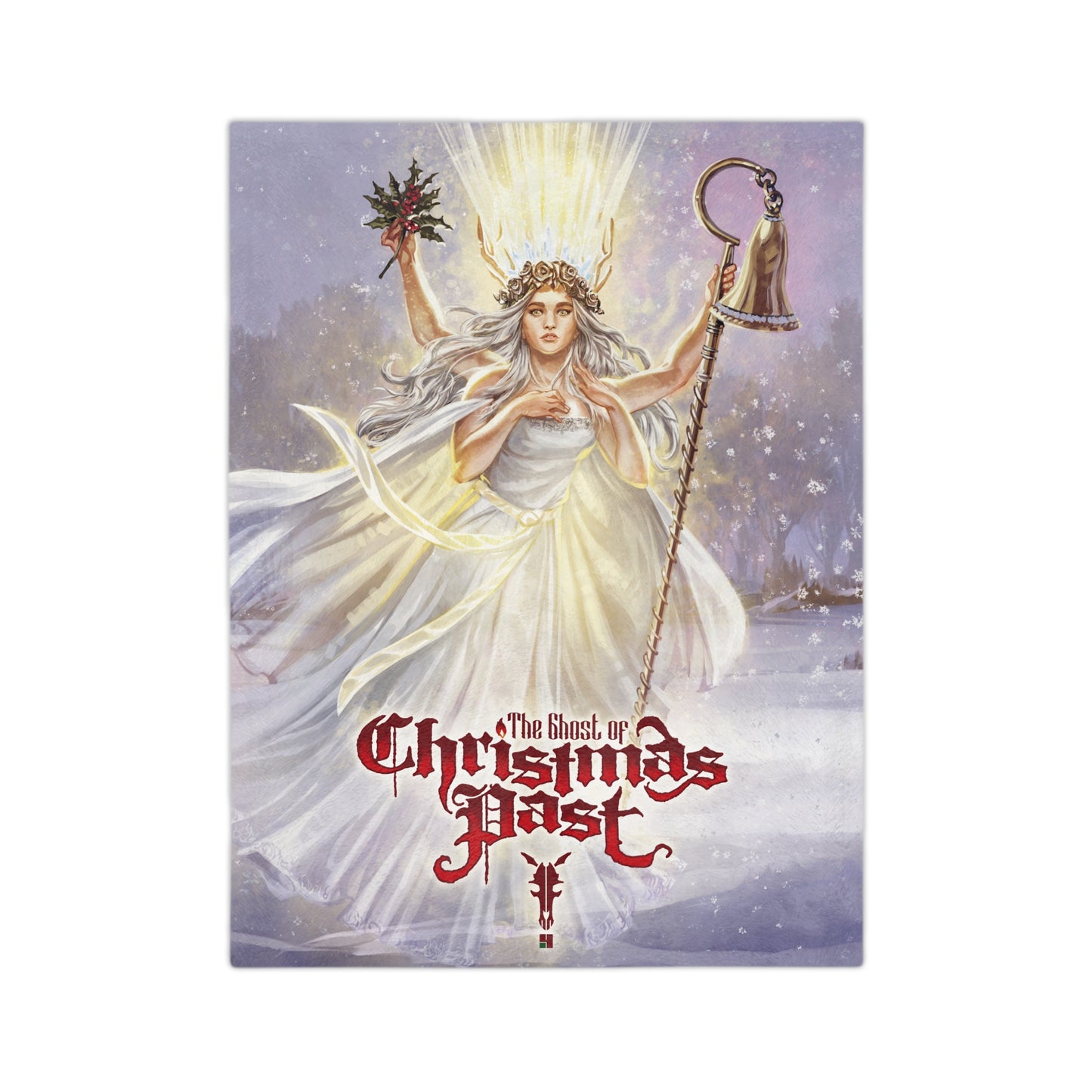 Christmas Past | Figura Obscura | Velveteen Microfiber Blanket