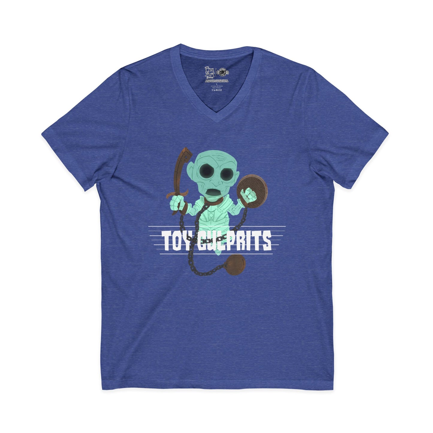 Toy Culprits Green Ghost | Mythic Legions | Fan Art | V-Neck T-Shirt