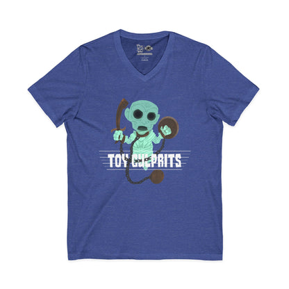 Toy Culprits Green Ghost | Mythic Legions | Fan Art | V-Neck T-Shirt