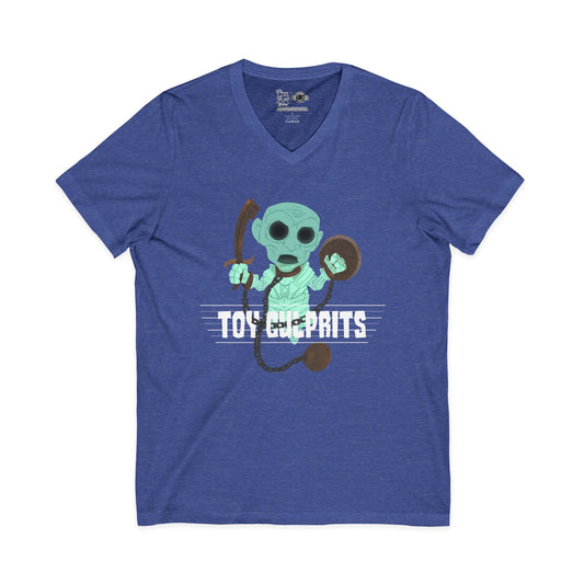 Toy Culprits Green Ghost | Mythic Legions | Fan Art | V-Neck T-Shirt