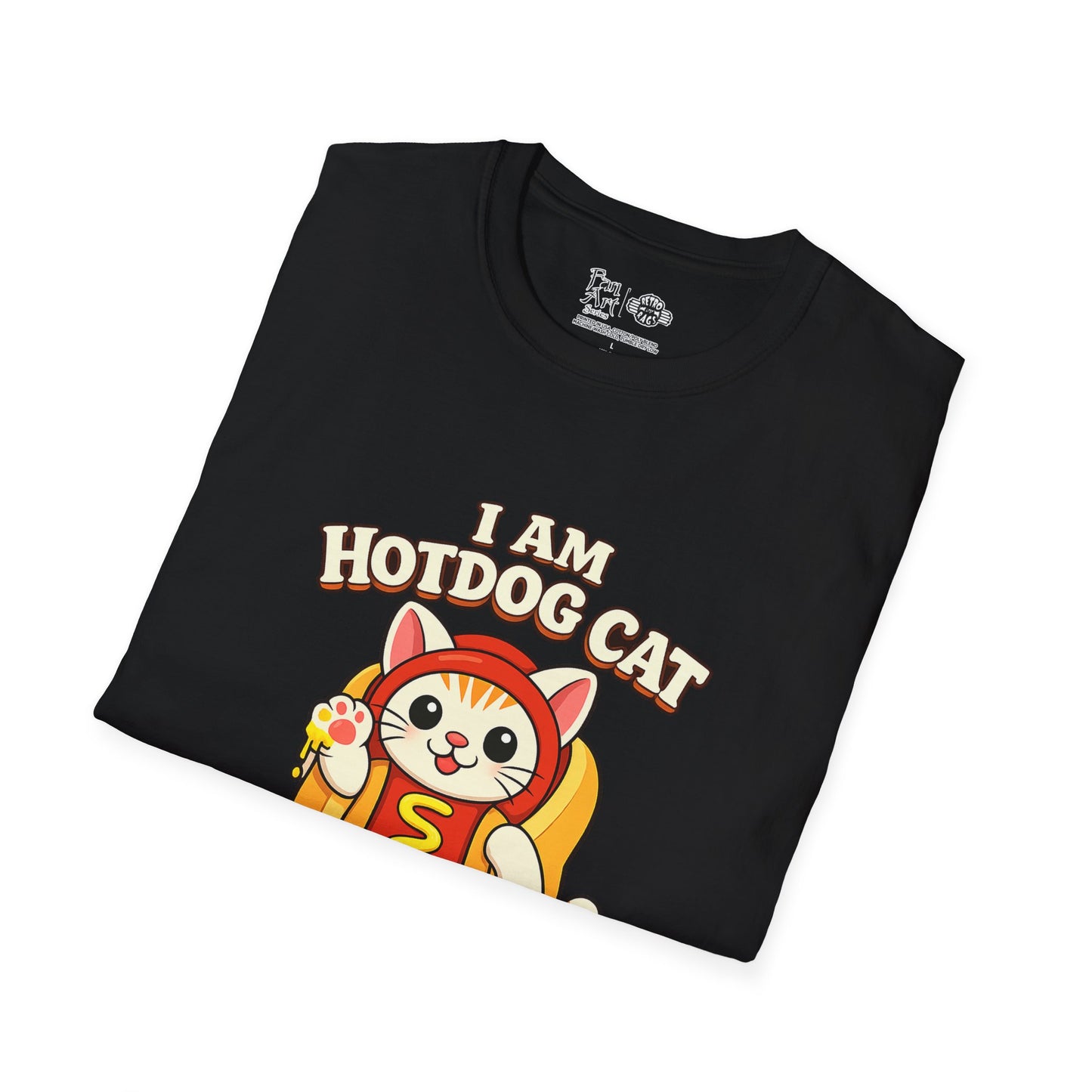 PGG Hotdog Cat | Mythic Legions | Fan Art | Soft T-Shirt