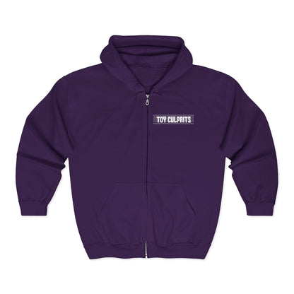 Toy Culprits White Logo | Mythic Legions | Fan Art | Full Zip Hoodie