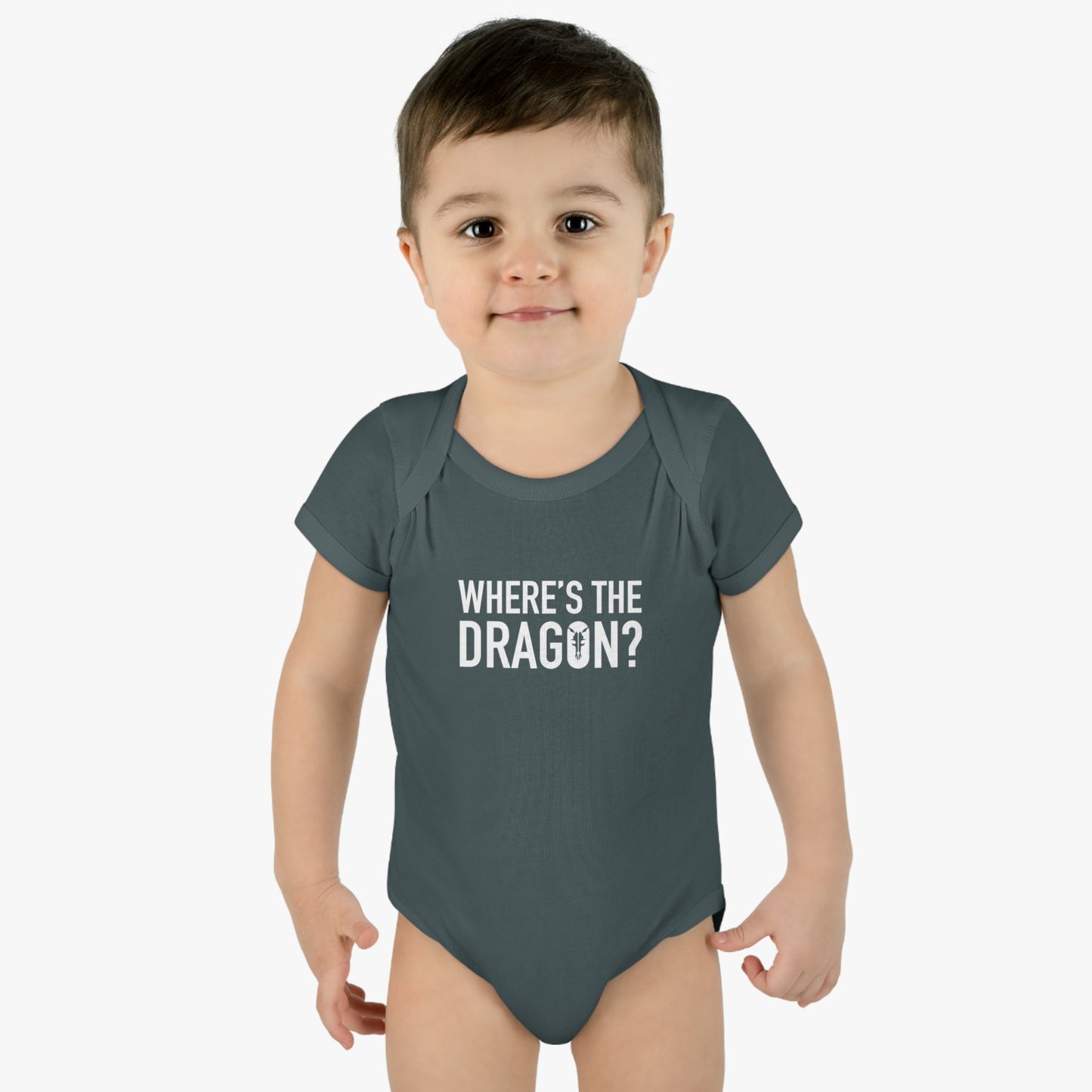 Where's The Dragon | Mythic Legions | Baby Bodysuit