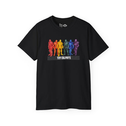 Rainbow Ghosts w/ Toy Culprits White Logo | Mythic Legions | Fan Art | Standard T-Shirt