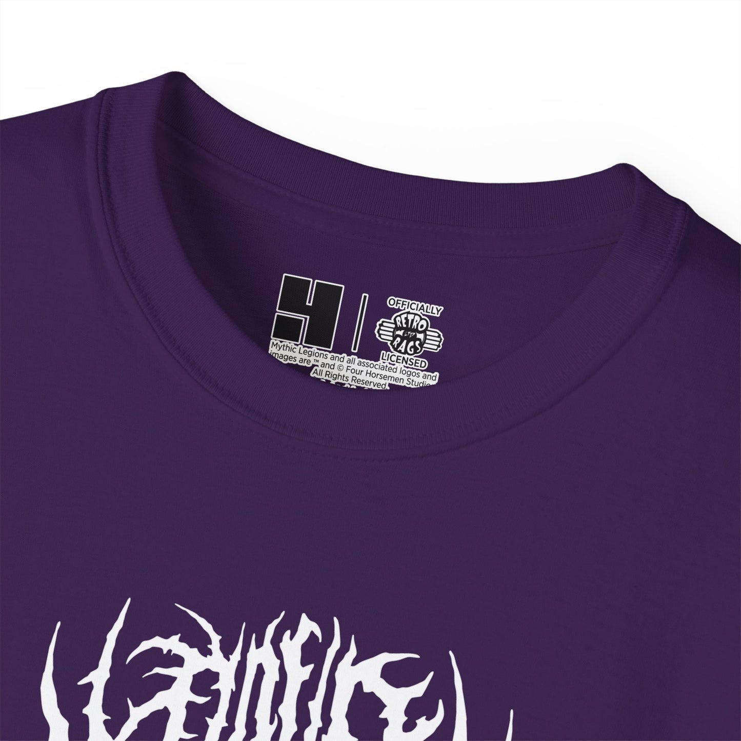 4H Metal Logo White | Mythic Legions | Standard T-Shirt