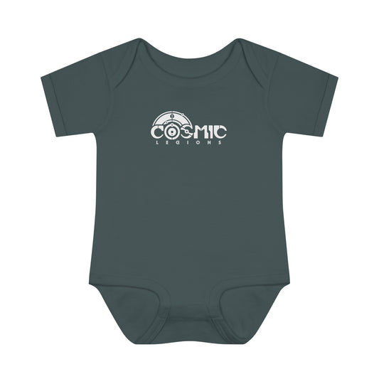 Cosmic Legions Logo | White | Baby Bodysuit