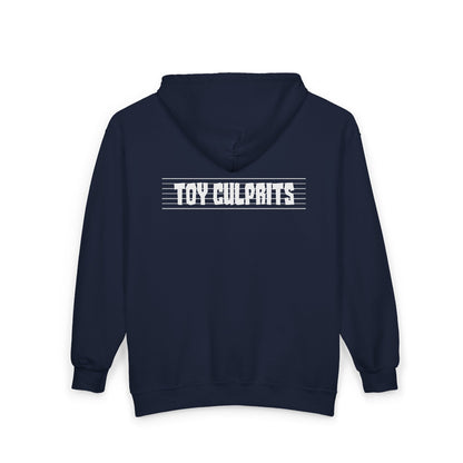 Toy Culprits White Logo | Mythic Legions | Fan Art | Full Zip Hoodie