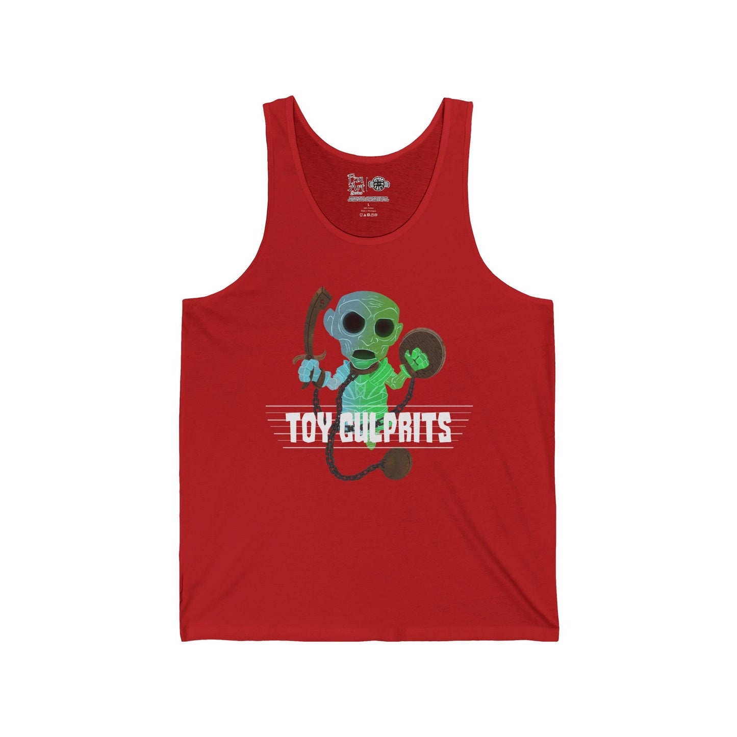 Toy Culprits Blue & Green Ghost | Mythic Legions | Fan Art | Tank Top