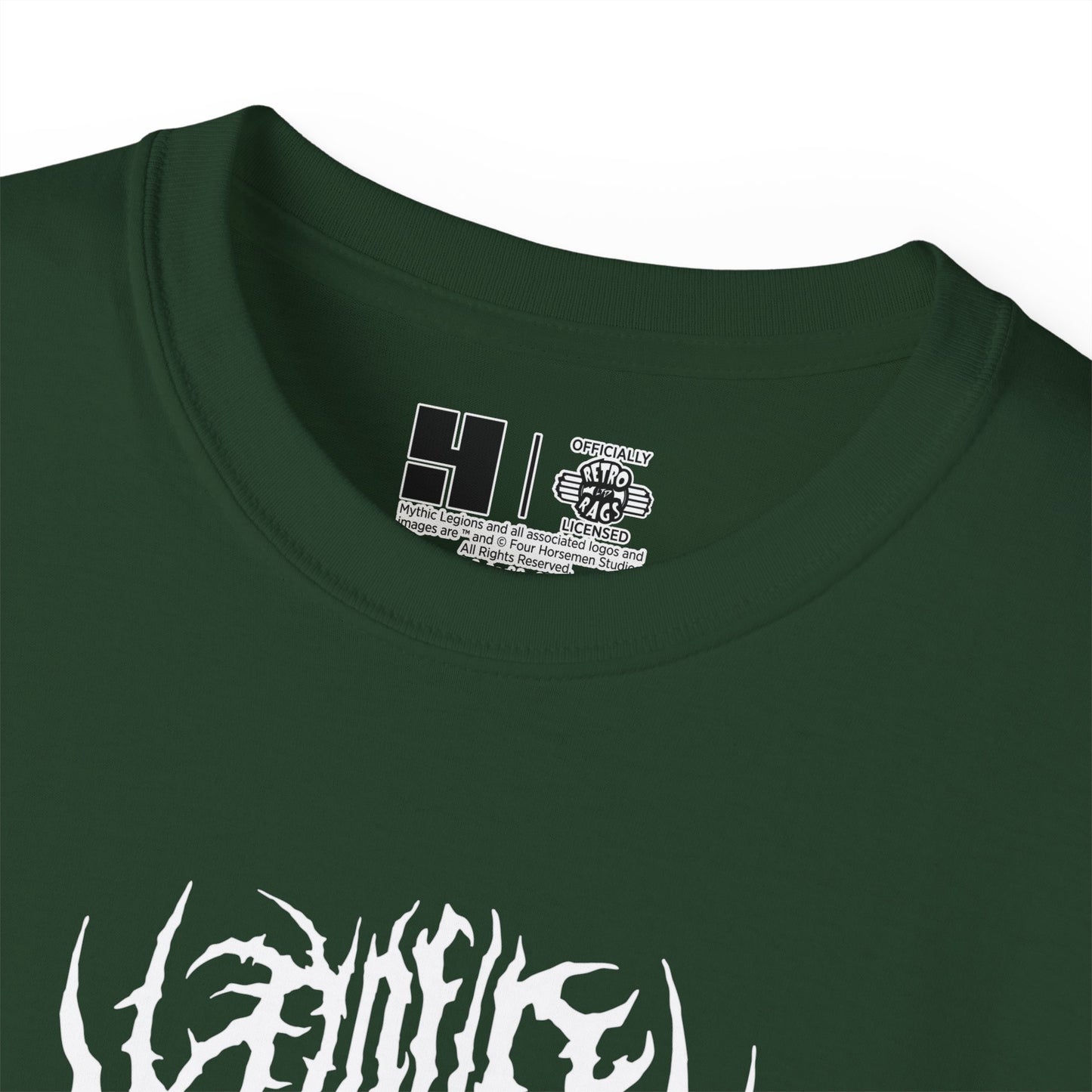4H Metal Logo White | Mythic Legions | Standard T-Shirt