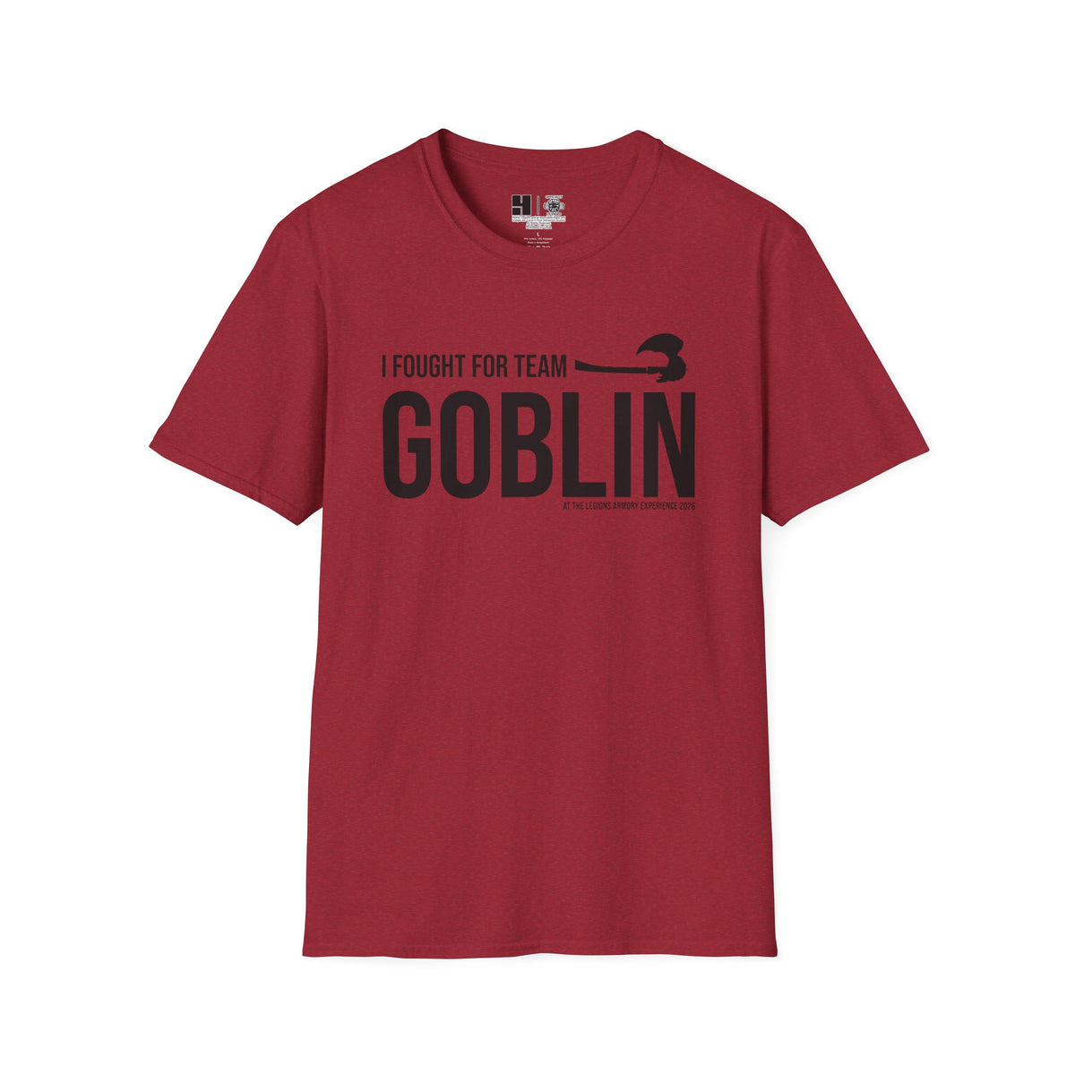 Team Goblin Legions Con 2026 (Black Logo) | Mythic Legions | Soft T-Shirt
