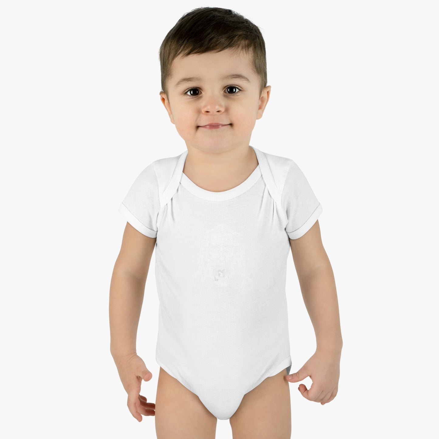 Jacob Marley | White | Figura Obscura | Baby Bodysuit