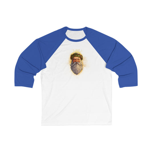 Father Christmas v2 | Figura Obscura | 3\4 Sleeve Baseball T-Shirt