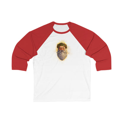 Father Christmas v2 | Figura Obscura | 3\4 Sleeve Baseball T-Shirt