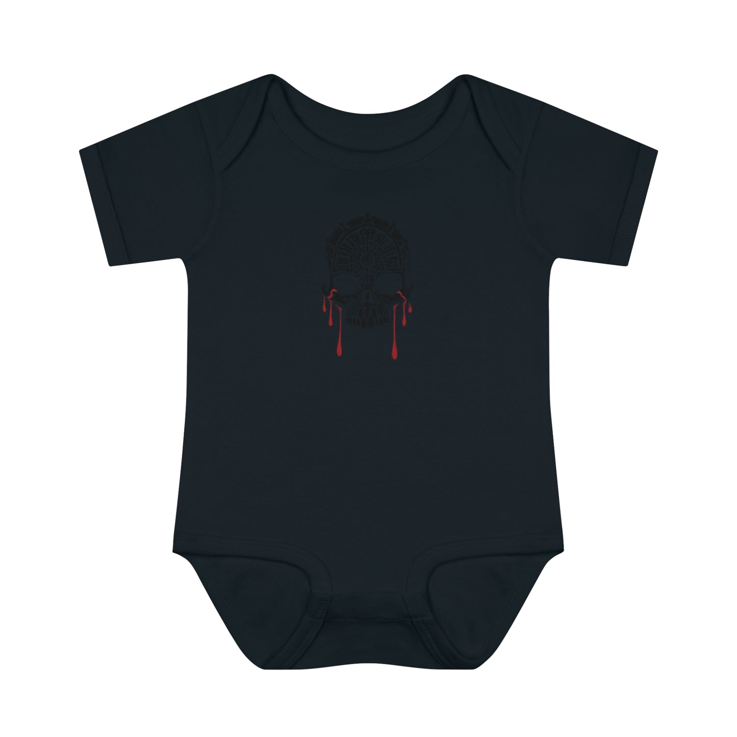 Masque of the Red Death, The | Black/Red | Figura Obscura | Baby Bodysuit