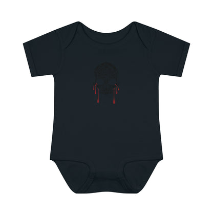 Masque of the Red Death, The | Black/Red | Figura Obscura | Baby Bodysuit