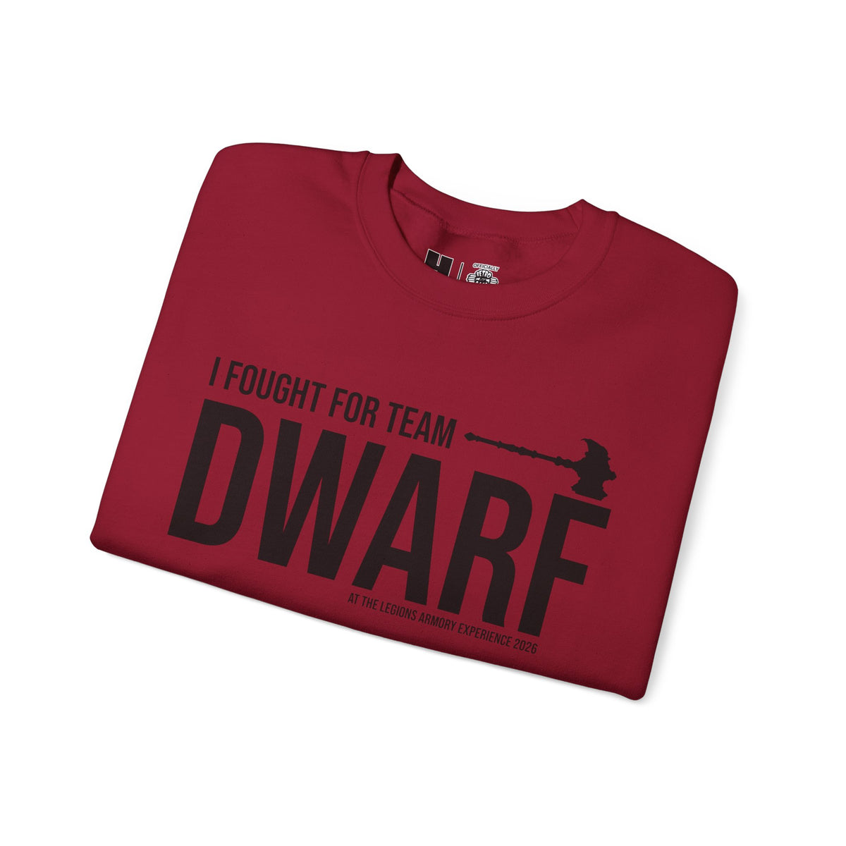 Team Dwarf Legions Con 2026 (Black Logo) | Mythic Legions | Sweatshirt