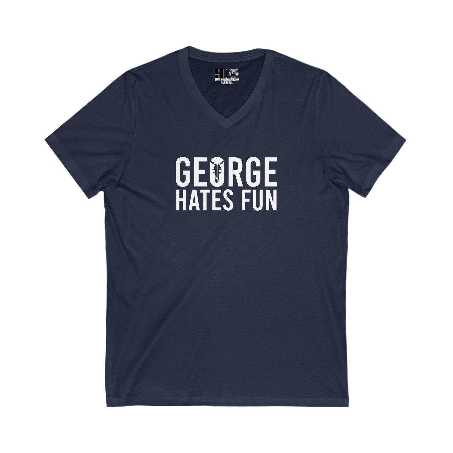 George Hates Fun | Mythic Legions | V-Neck T-Shirt