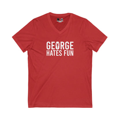 George Hates Fun | Mythic Legions | V-Neck T-Shirt