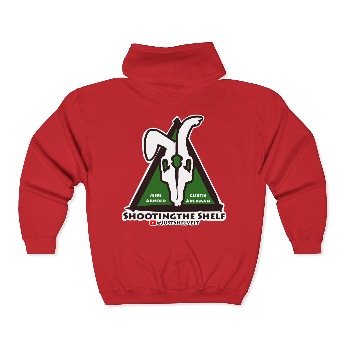 Shooting the Shelf Logo | Mythic Legions | Fan Art | Full Zip Hoodie