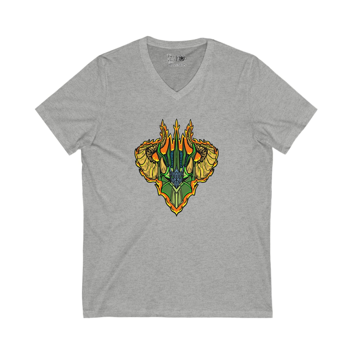 Sir Benegarr | Mythic Legions | Fan Art | V-Neck T-Shirt