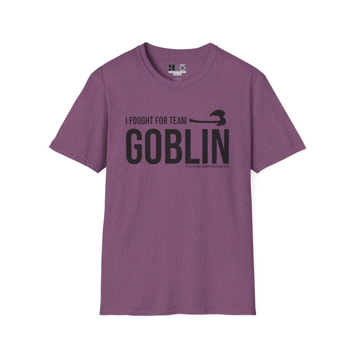 Team Goblin Legions Con 2026 (Black Logo) | Mythic Legions | Soft T-Shirt