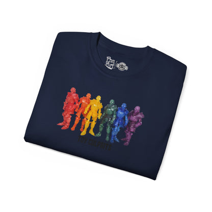 Rainbow Ghosts w/ Toy Culprits Black Logo | Mythic Legions | Fan Art | Standard T-Shirt