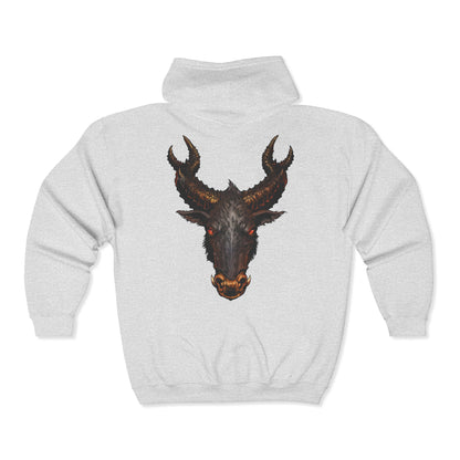 The Jersey Devil | Figura Obscura | Full Zip Hoodie