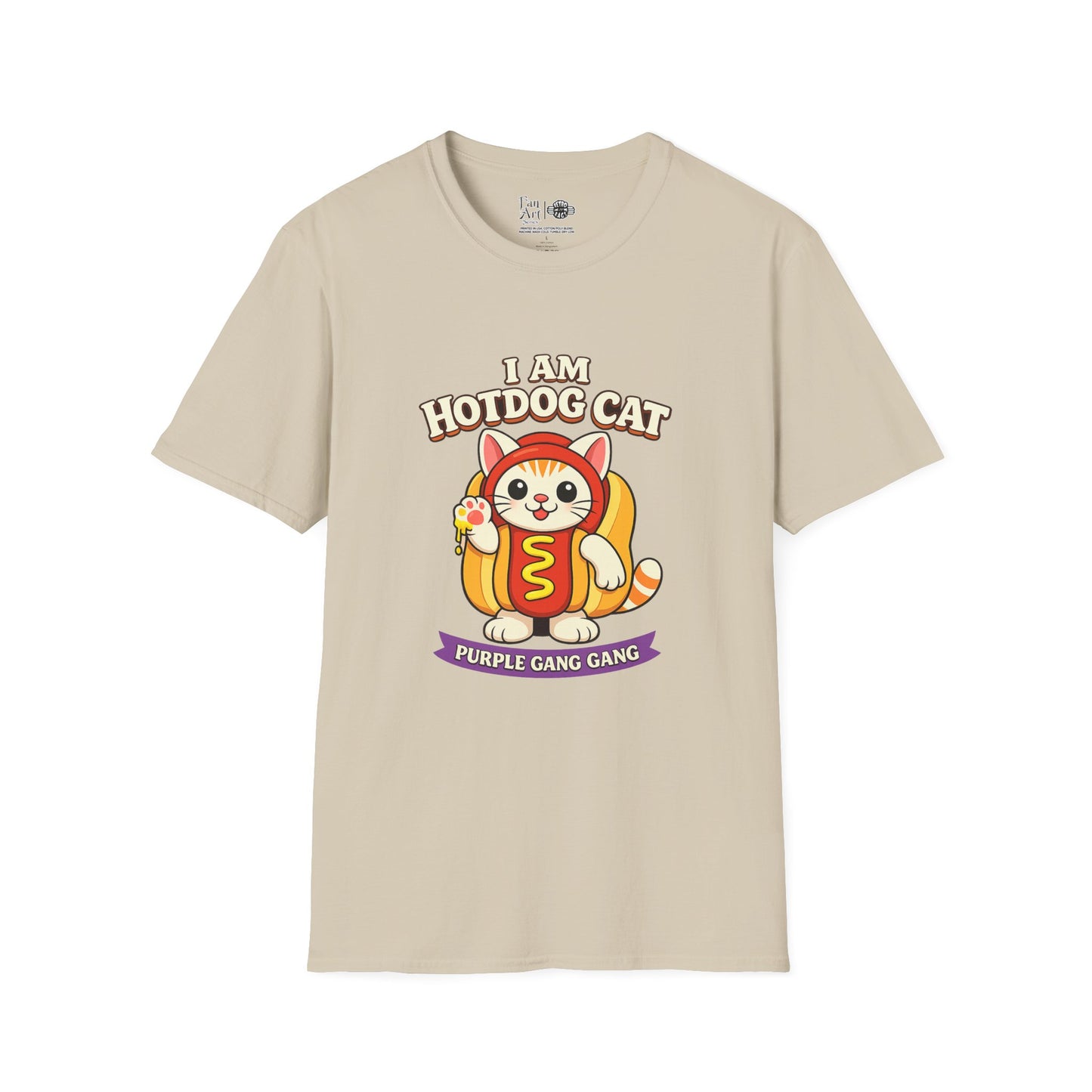 PGG Hotdog Cat | Mythic Legions | Fan Art | Soft T-Shirt