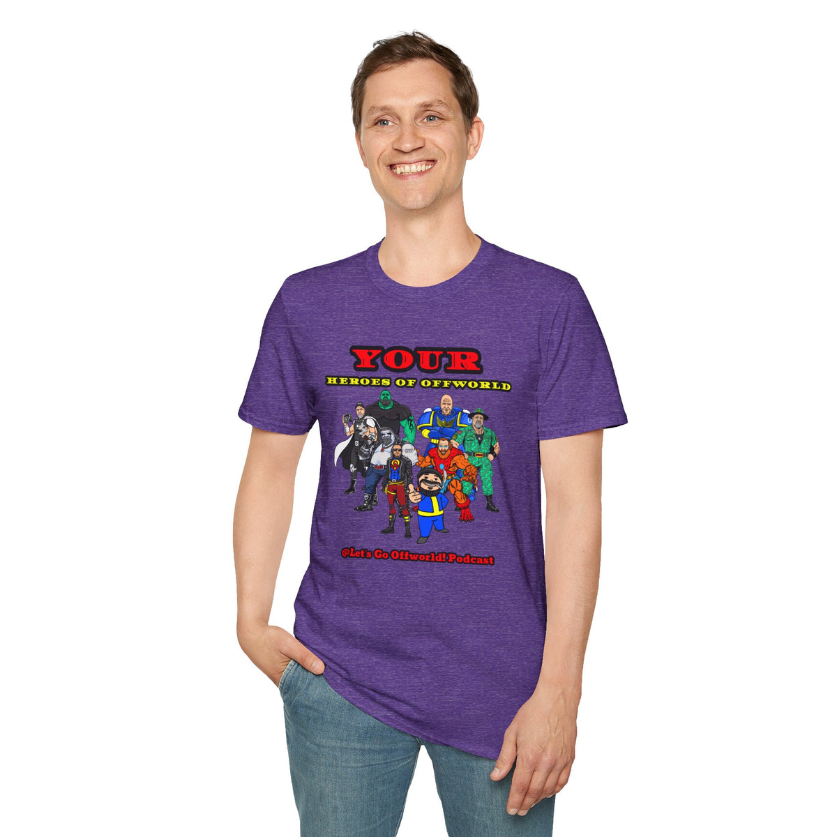 Heroes of Offworld | Mythic Legions | Fan Art | Soft T-Shirt