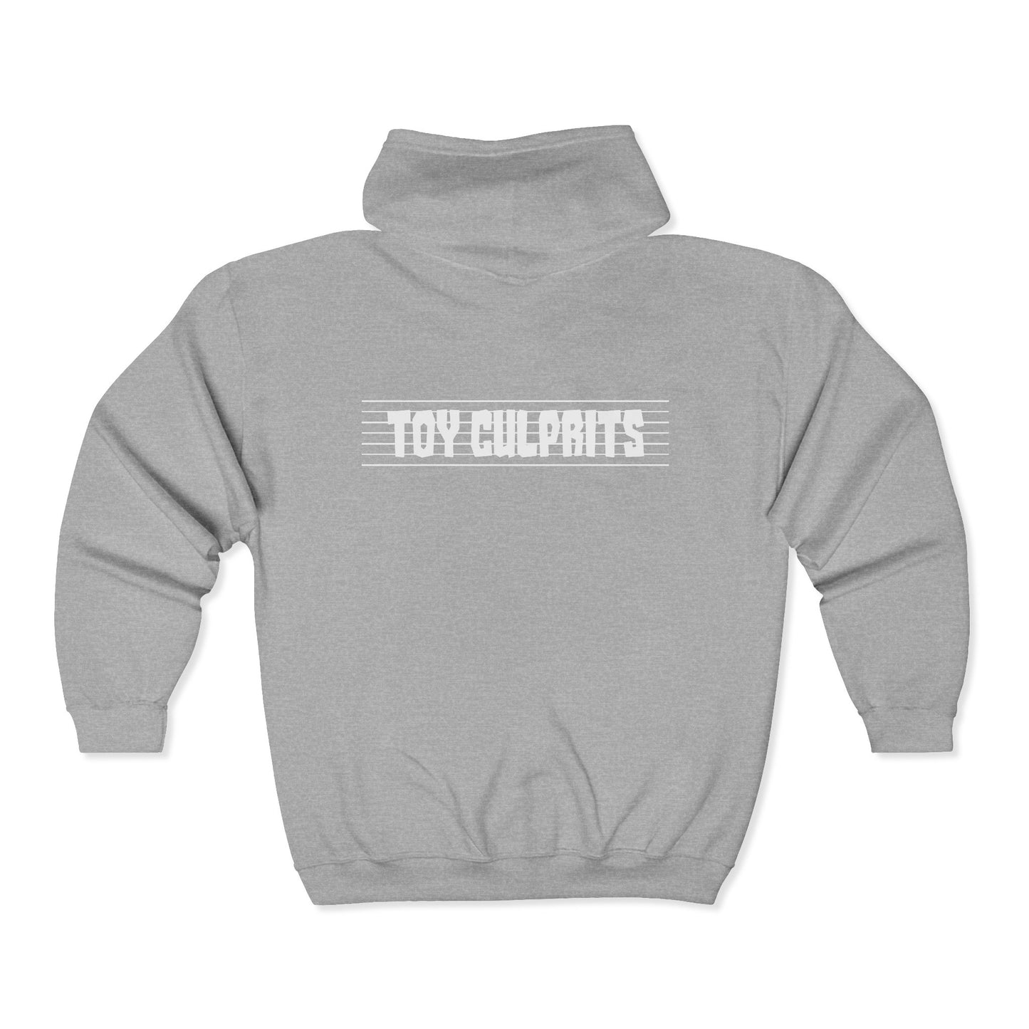 Toy Culprits White Logo | Mythic Legions | Fan Art | Full Zip Hoodie