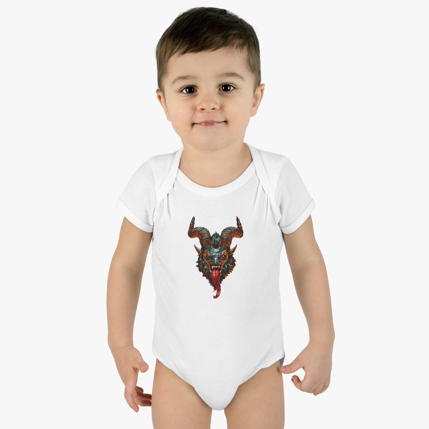 Krampus v1 | Figura Obscura | Baby Bodysuit