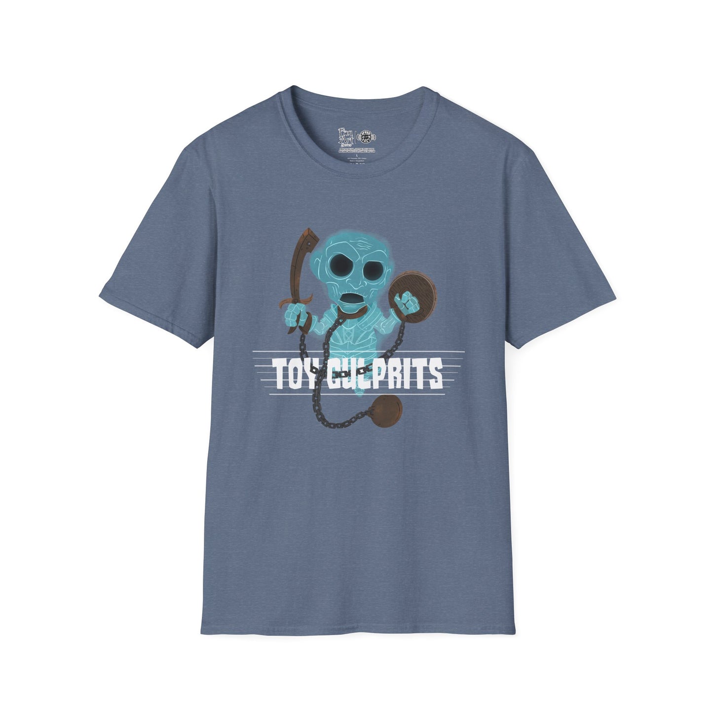 Toy Culprits Blue Ghost | Mythic Legions | Fan Art | Soft T-Shirt