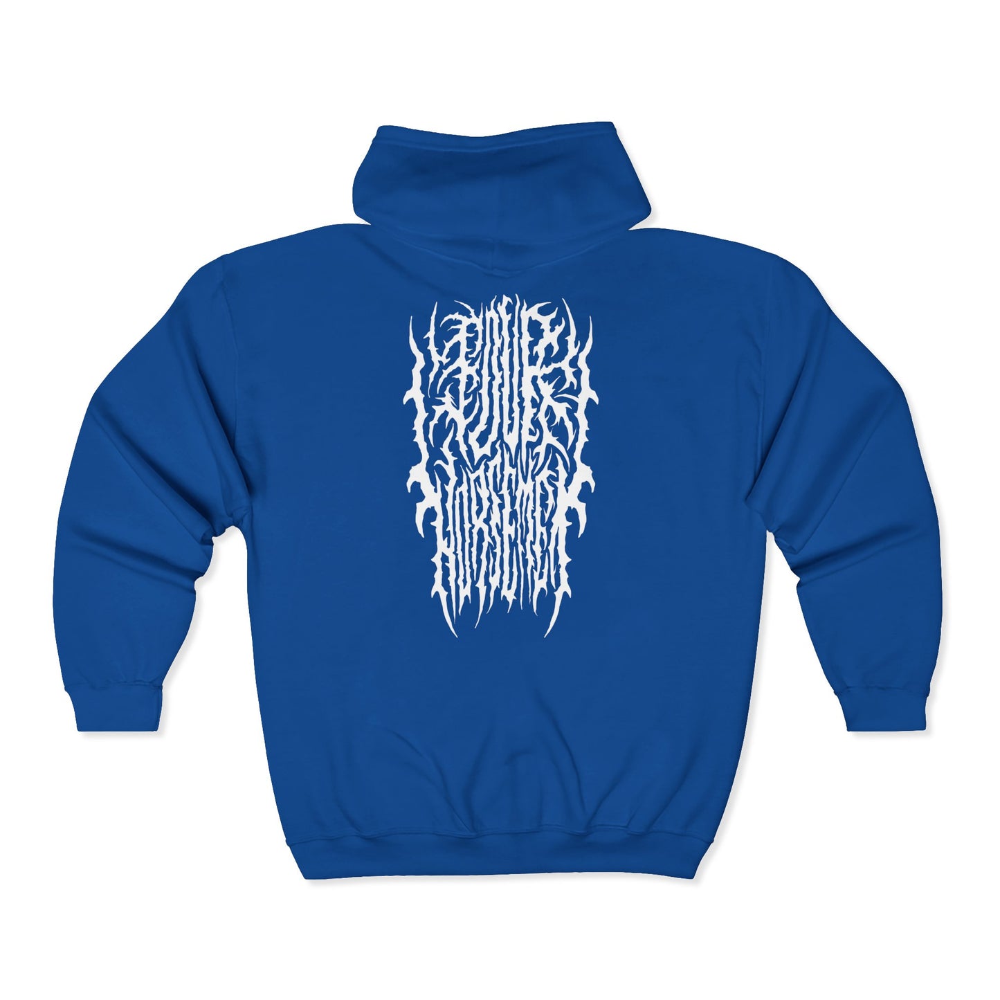 4H Metal Logo White | Mythic Legions | Full Zip Hoodie