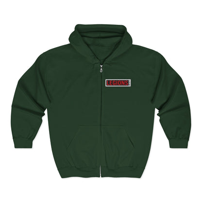 Team Goblin Legions Con 2026 (Black Logo) | Mythic Legions | Full Zip Hoodie