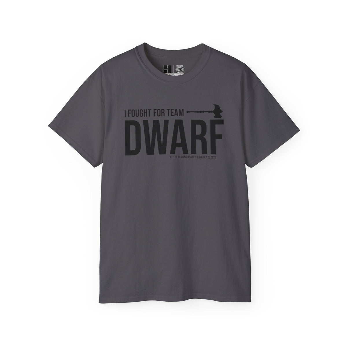 Team Dwarf Legions Con 2026 (Black Logo)  | Mythic Legions | Standard T-Shirt