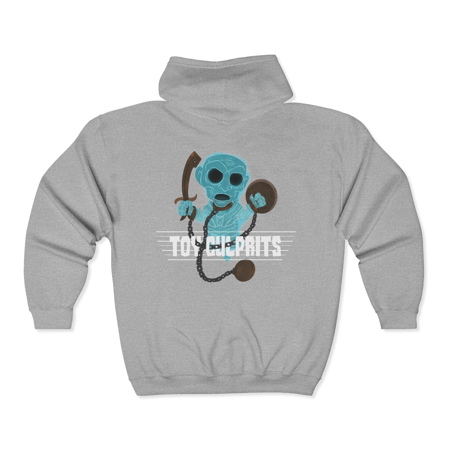 Toy Culprits Blue Ghost | Mythic Legions | Fan Art | Full Zip Hoodie